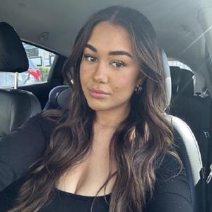 A stunning lash lift and tint result, showing curled and defined natural lashes.